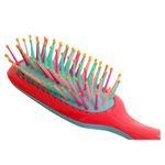 Buy Roots Color Glam Slim Cushion Brush Pink - Purplle