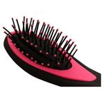 Buy Roots Go Glam Mini Cushion Brush Black & Pink - Purplle