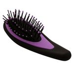 Buy Roots Go Glam Mini Cushion Brush Black & Purple - Purplle