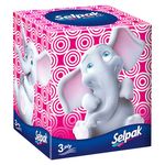 Buy Selpak Facial Tissue Paper Box Boutique 3ply 48pulls - Purplle