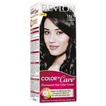 Buy Revlon Color N Care Permanent Hair Color Cream - Natural Black 1N 40 g FREE Revlon Nail Enamel - Purplle