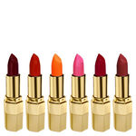 Buy Blue Heaven Combo Of 6 Xpression Lipstick (R 002, M 020, P 077, Mo 161, Cb 028 & On 100) (4 g X 6 Pc) - Purplle