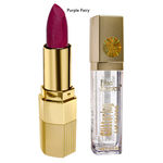 Buy Blue Heaven Xpression Lipstick Mp 143 & Glittering Lip Gloss 500 Combo (4 g + 6.5 ml) - Purplle