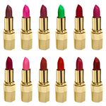 Buy Blue Heaven Combo Of 12 Xpression Lipstick (Cb 032, Cb 043, M 012, Mo 161, Mr 103, Gn 101, P 064, P 067, P 076, P 077, P 079, R 002) (4 g x 12 Pc) - Purplle