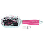 Buy Babila Cushioned Hair Brush (Two-In-One) With Cleaning Comb HB-V122C - Purplle