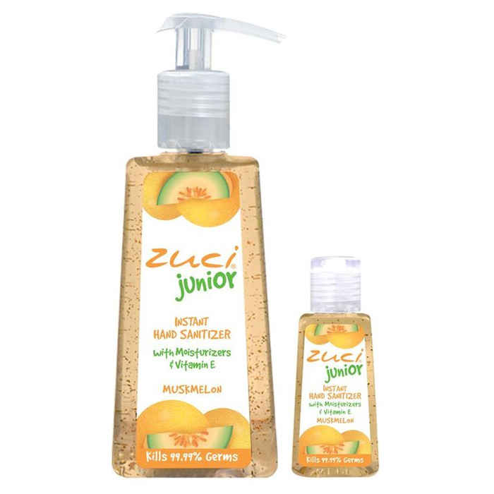Buy Zuci Hand Sanitizer- Musk Melon (Pack Of 250 ml & 30 ml) - Purplle