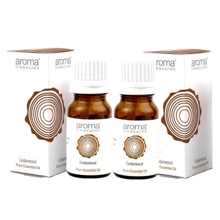 Buy Aroma Treasures Cedar Wood Essential Oil (pack of 2) (20 ml) - Purplle