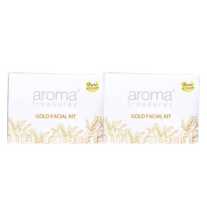 Buy Aroma Treasures Golden Glow Kit (single time use) Pack Of 2 (10 g) - Purplle