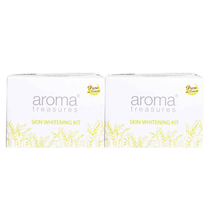 Buy Aroma Treasures Skin Whitening Kit (single time use) Pack Of 2 (10 g) - Purplle
