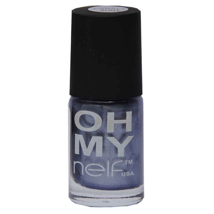 Buy NELF USA Oh My NELF Purple Blaze Nail Paint (6 ml) - Purplle