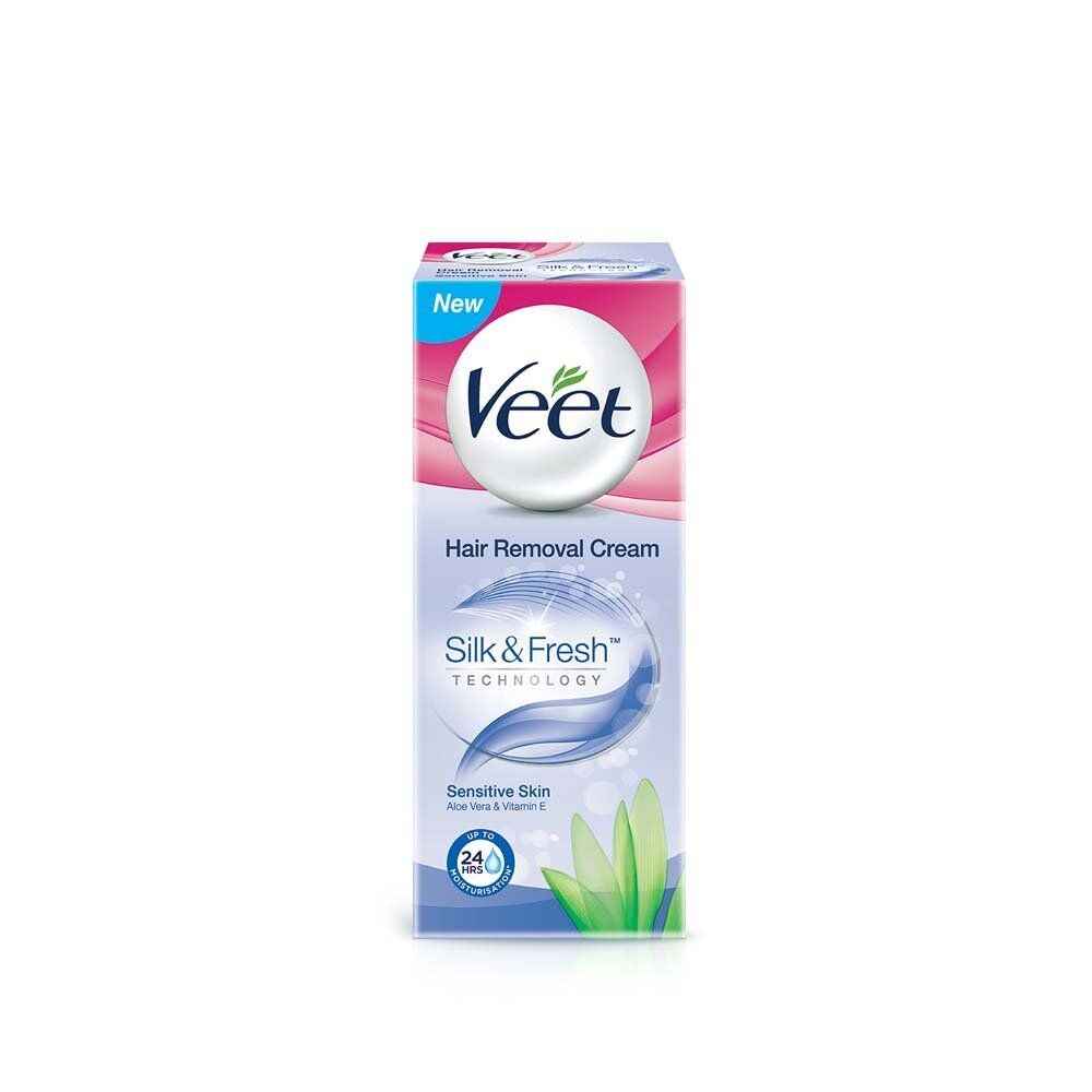 Buy Veet Hair Removal Cream Sensitive Skin (25 g) - Purplle