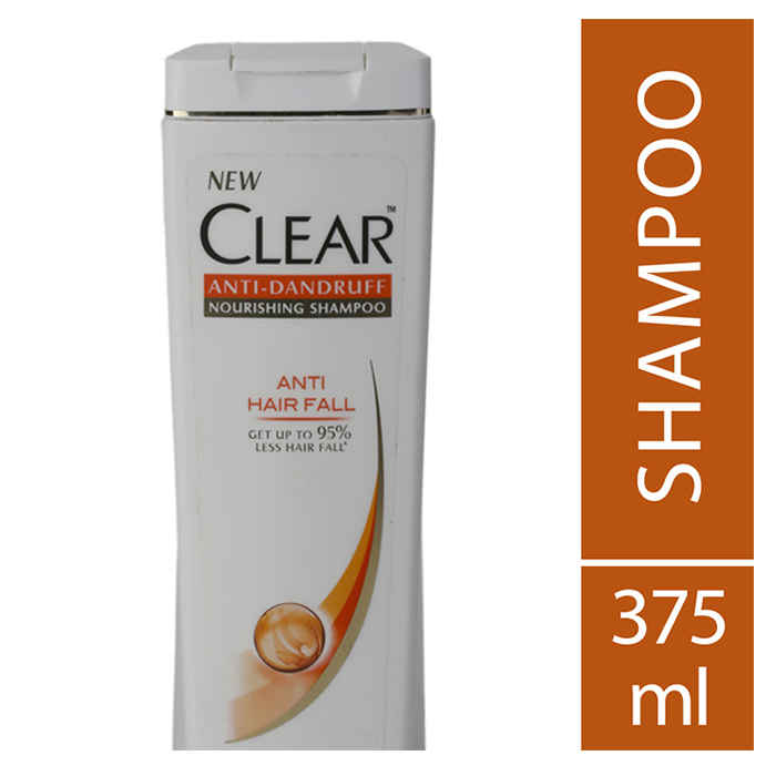 Buy Clear Anti Hair Fall Anti-Dandruff Nourishing Shampoo (375 ml) - Purplle