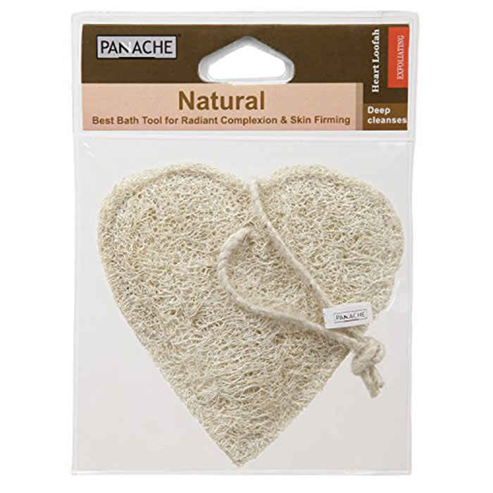 Buy Panache Heart Loofah - Exfoliating Bathing Tool - Purplle