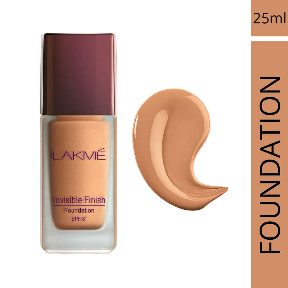 Buy Lakme Invisible Finish Foundation Medium Yellow 04 (25 ml) - Purplle