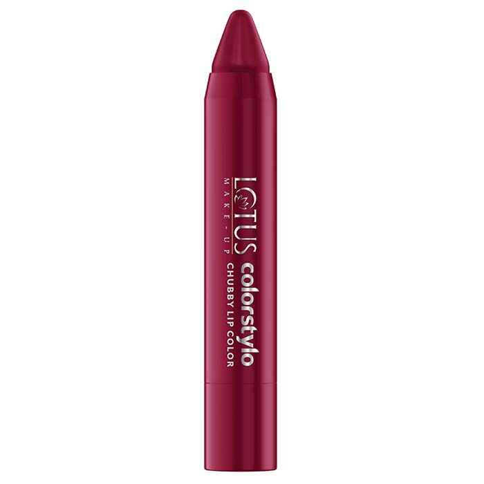 Buy Lotus Herbals Colorstylo Chubby Lip Color Rouge Desire (3.7 g) - Purplle