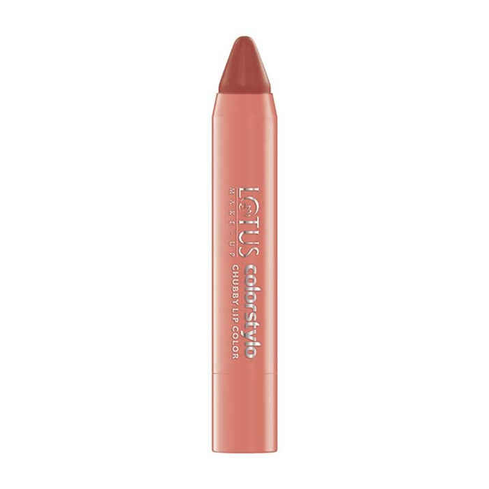 Buy Lotus Herbals Colorstylo Chubby Lip Color Nude Blush 207 (3.7 g) - Purplle