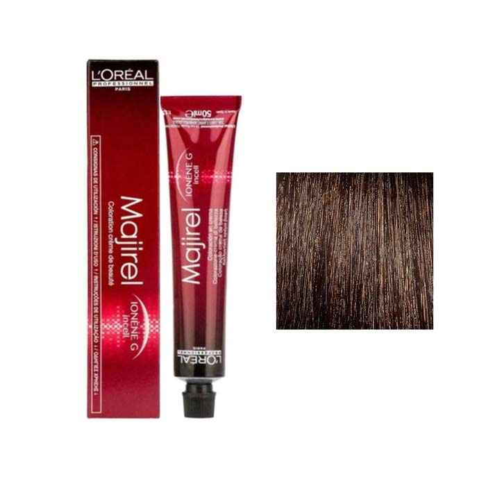 Buy L'oreal Professionnel Majirel- 4.45 (Brown Mahogany Copper Reflect) (49.5 g) Beauty Colouring Cream - Purplle