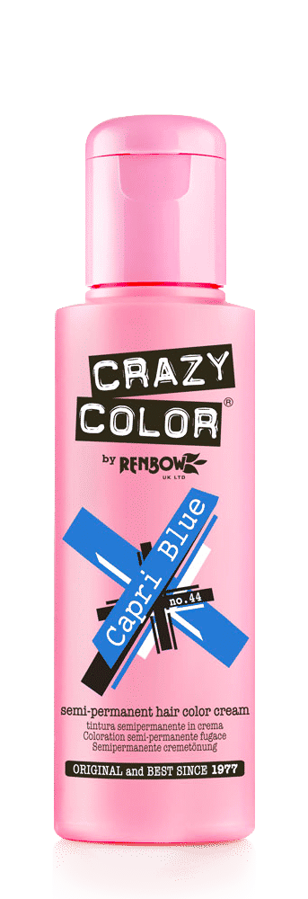 Buy CRAZY COLOR 44 CAPRI BLUE Hair Color (100 ml) - Purplle