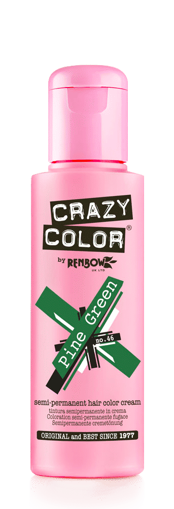 Buy CRAZY COLOR 46 Pine Green Hair Color (100 ml) - Purplle