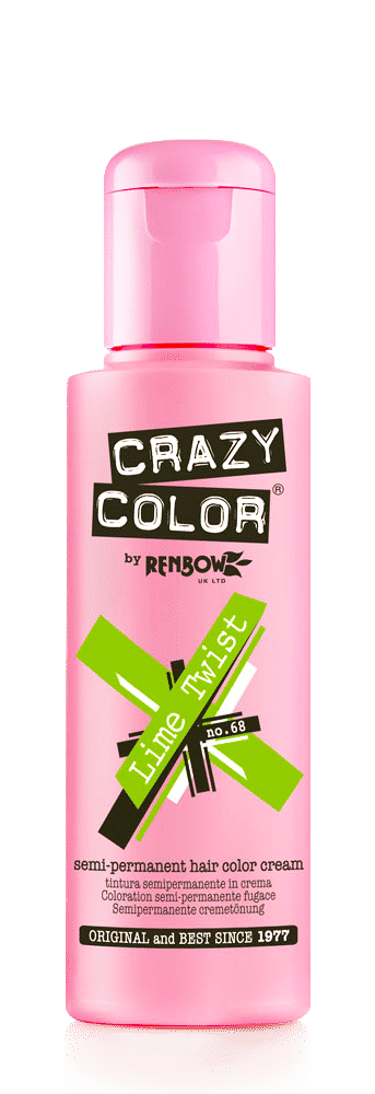 Buy CRAZY COLOR 068 LIME TWIST Hair Color (100 ml) - Purplle