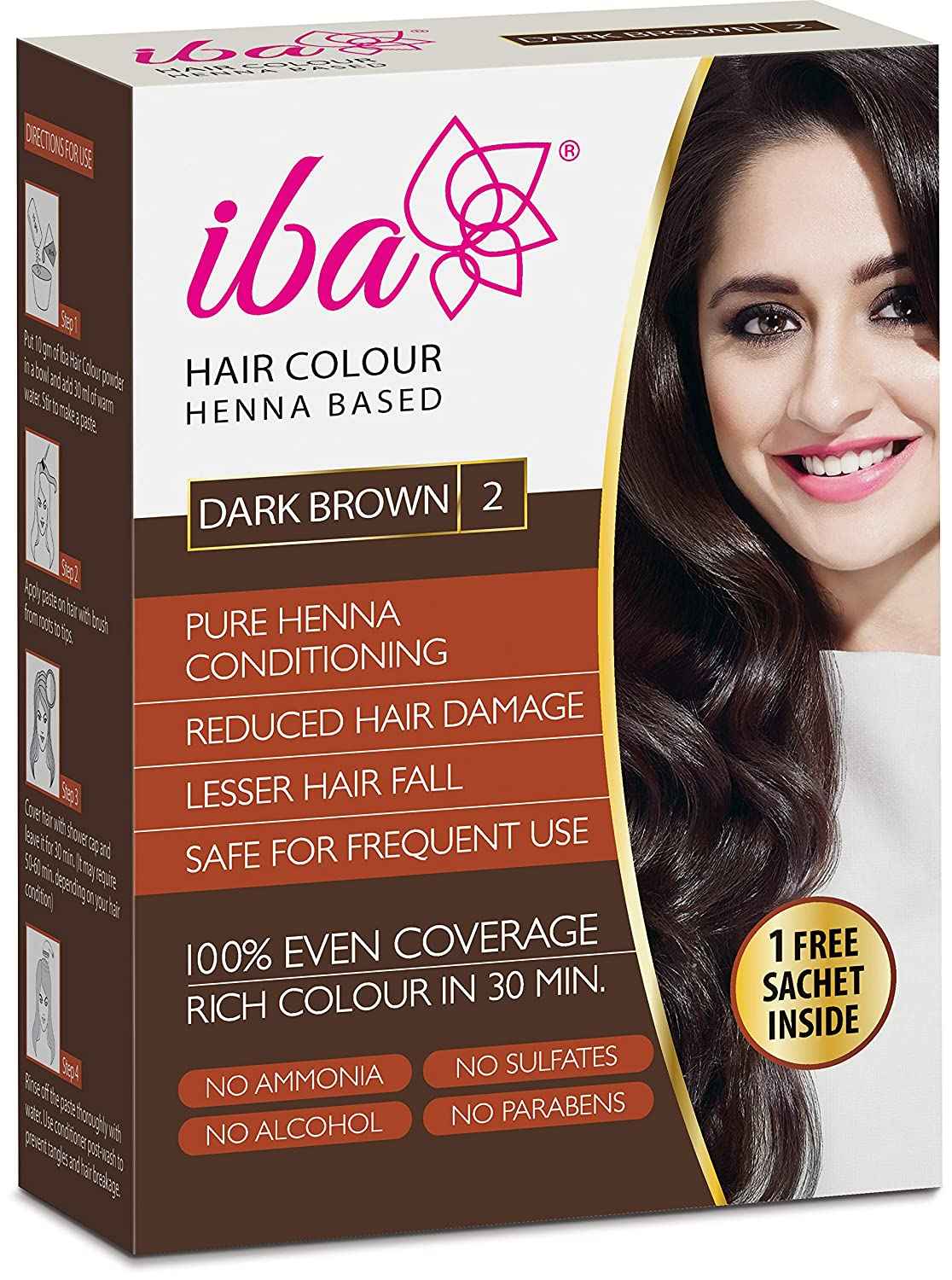 Buy Iba Hair Colour – Dark Brown (70 g) - Purplle
