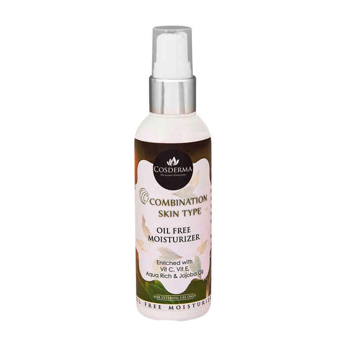 Buy Cosderma Oil Free Moisturizer Enriched With Vitamin C & Vitamin E, Aqua Rich (100 ml) - Purplle