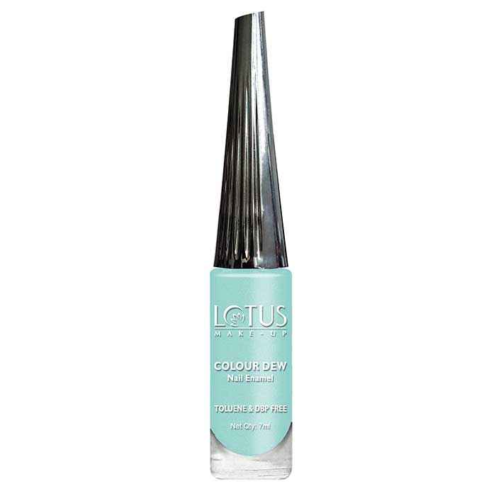 Buy Lotus Herbals Colour Dew Nail Enamel Mint Magic (7 ml) - Purplle