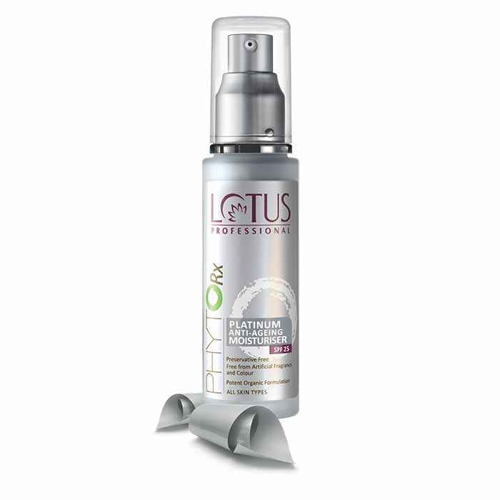 Buy Lotus Professional Phyto-Rx Platinum Anti-Ageing Moisturiser SPF 25 (50 ml) - Purplle