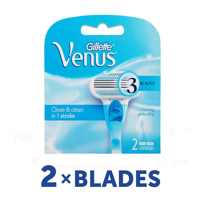 Buy Gillette Venus Female Razor Blades (Cartridge) 2s pack - Purplle