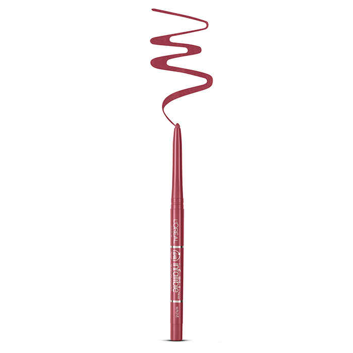 Buy L'Oreal Paris Infallible Never Fail Lip Liner Mauve (0.25 g) - Purplle