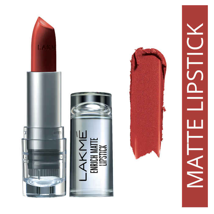 Buy Lakme Enrich Matte Lipstick Shade RM12 (4.7 g) - Purplle
