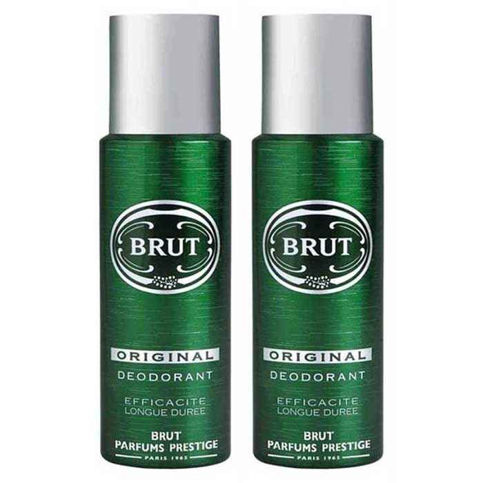 Buy Brut Deodorant - Original 200 ml Pack of 2 - Purplle