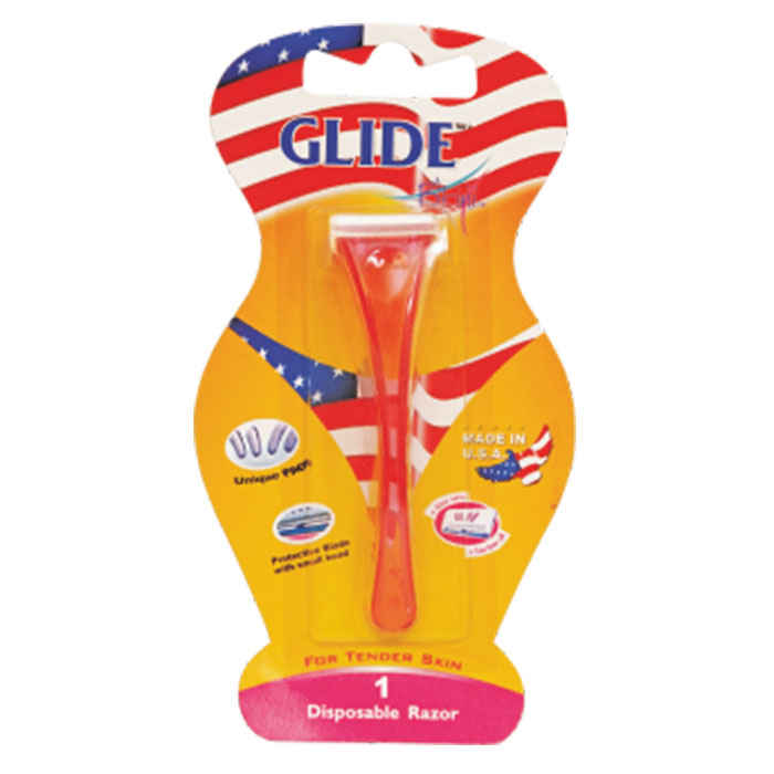 Buy Glide Bikini 1 Up Disposable Razor For Women - Purplle