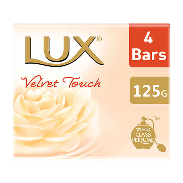 Buy LUX Velvet Touch Beauty Bar (4 x 125 g) - Purplle