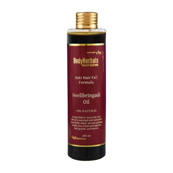 Buy BodyHerbals Ancient Ayurveda Neelibringadi Hair Oil (200 ml) - Purplle