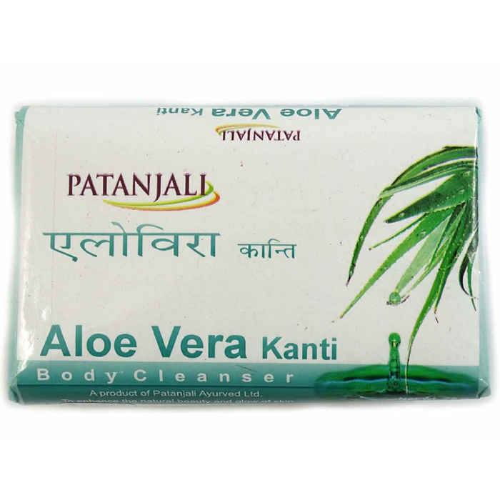 Buy Patanjali Aloevera Kanti Body Cleanser (75 g) - Purplle