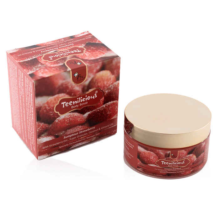 Buy Teenilicious Stawberry & Sugar Body Scrub (100 g) - Purplle