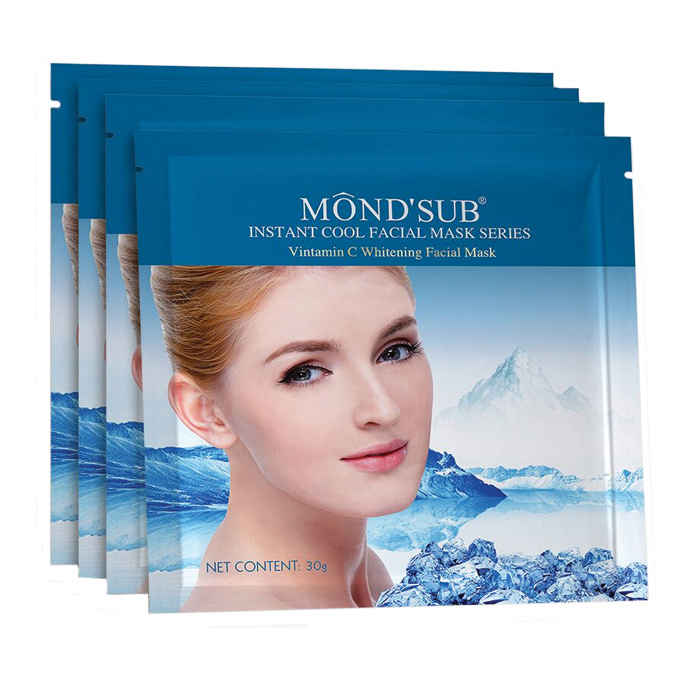 Buy MondSub Vitamin C Whitening Face Mask Sheet Pack Of 4 - Purplle