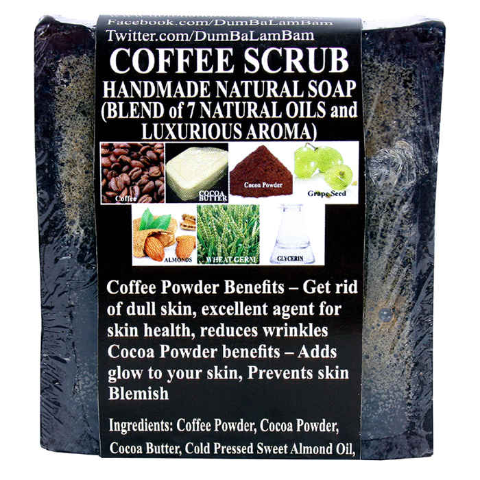 Buy DBLB Coffee Scrub Handmade Natural Soap (100 g) - Purplle
