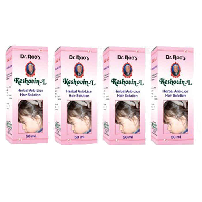 Buy Dr.Rao's Keshovin-L (Anti-Lice Hair Tonic) (Pack Of 4) - Purplle