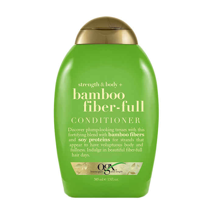 Buy OGX Strength & Body Bamboo Fibre Full Conditioner (385 ml) - Purplle