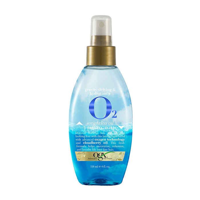 Buy OGX (Organix) Gravity Defying & Hydration + O2 Weightless Oil + Lifting Tonic 4.Oz - Purplle