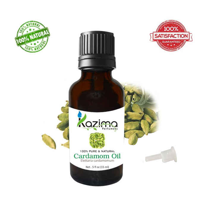Buy Kazima Cardamom Essential Oil 100% Pure Natural & Undiluted Oils (15 ml) - Purplle