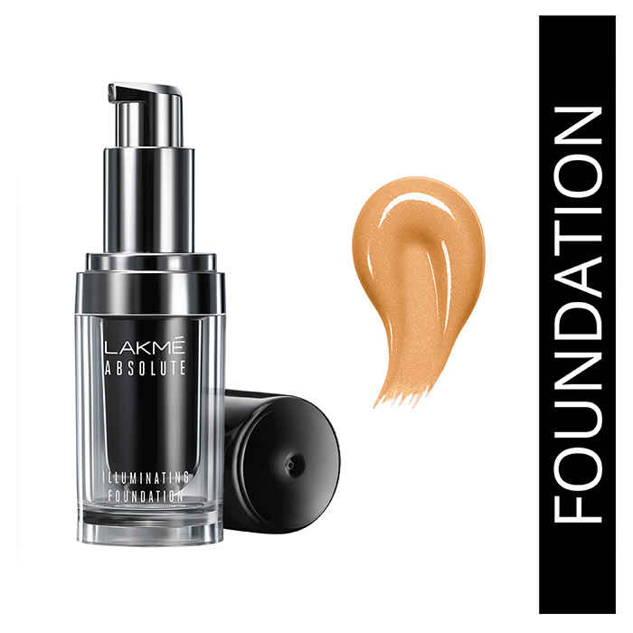 Buy Lakme Absolute Illuminating Foundation Natural Flare (15 g) - Purplle