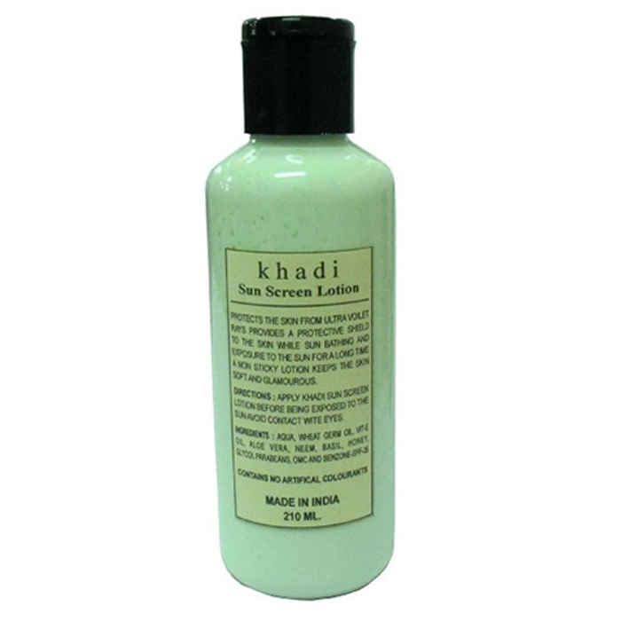 Buy Khadi Sun Screen Lotion 210 ml - Purplle