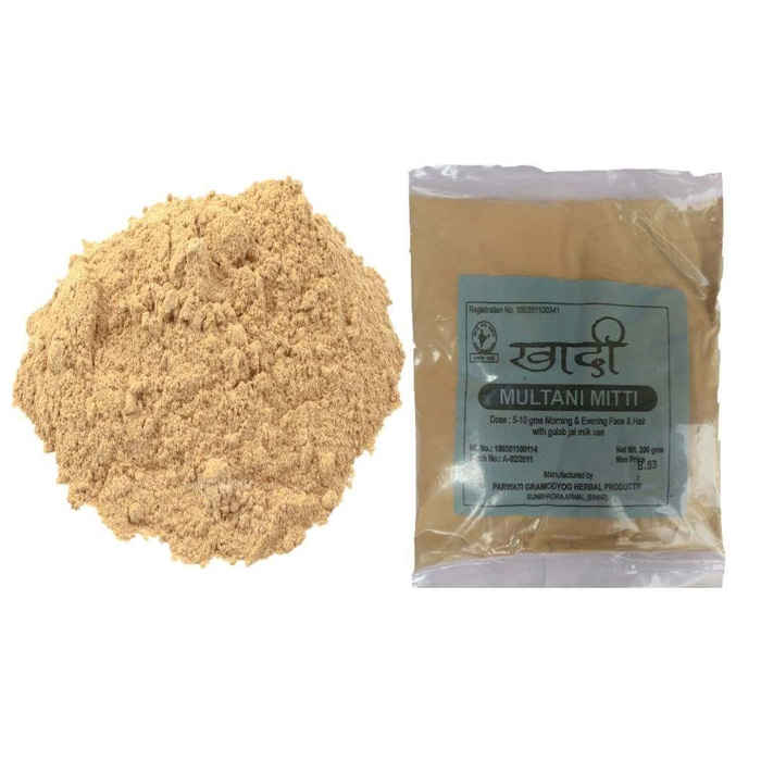 Buy Khadi Multani Mitti 200 g - Purplle