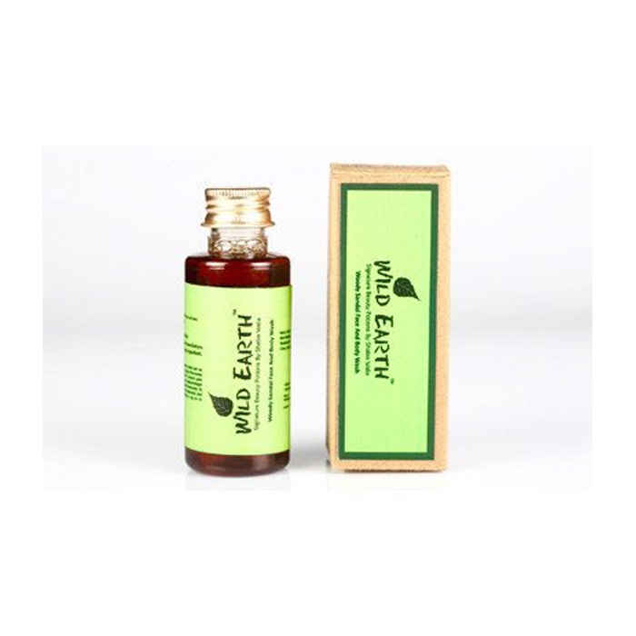 Buy Wild Earth Woody Sandal Face & Body Wash (100 ml) - Purplle