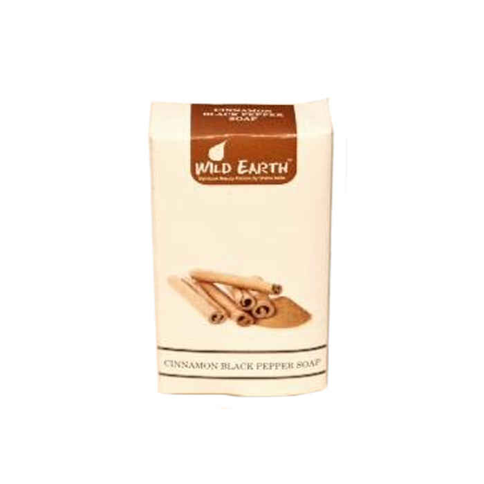 Buy Wild Earth Cinnamon Black Pepper Soap (100 g) - Purplle