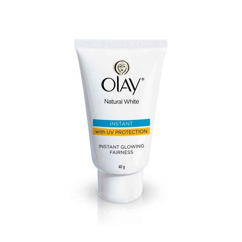 Buy Olay Natural White Light Instant Glowing Fairness Skin Cream (40 g) - Purplle