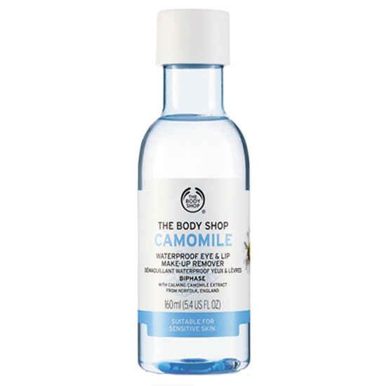 Buy The Body Shop Camomile Waterproof Eye & Lip Make Up Remover (160 ml) - Purplle